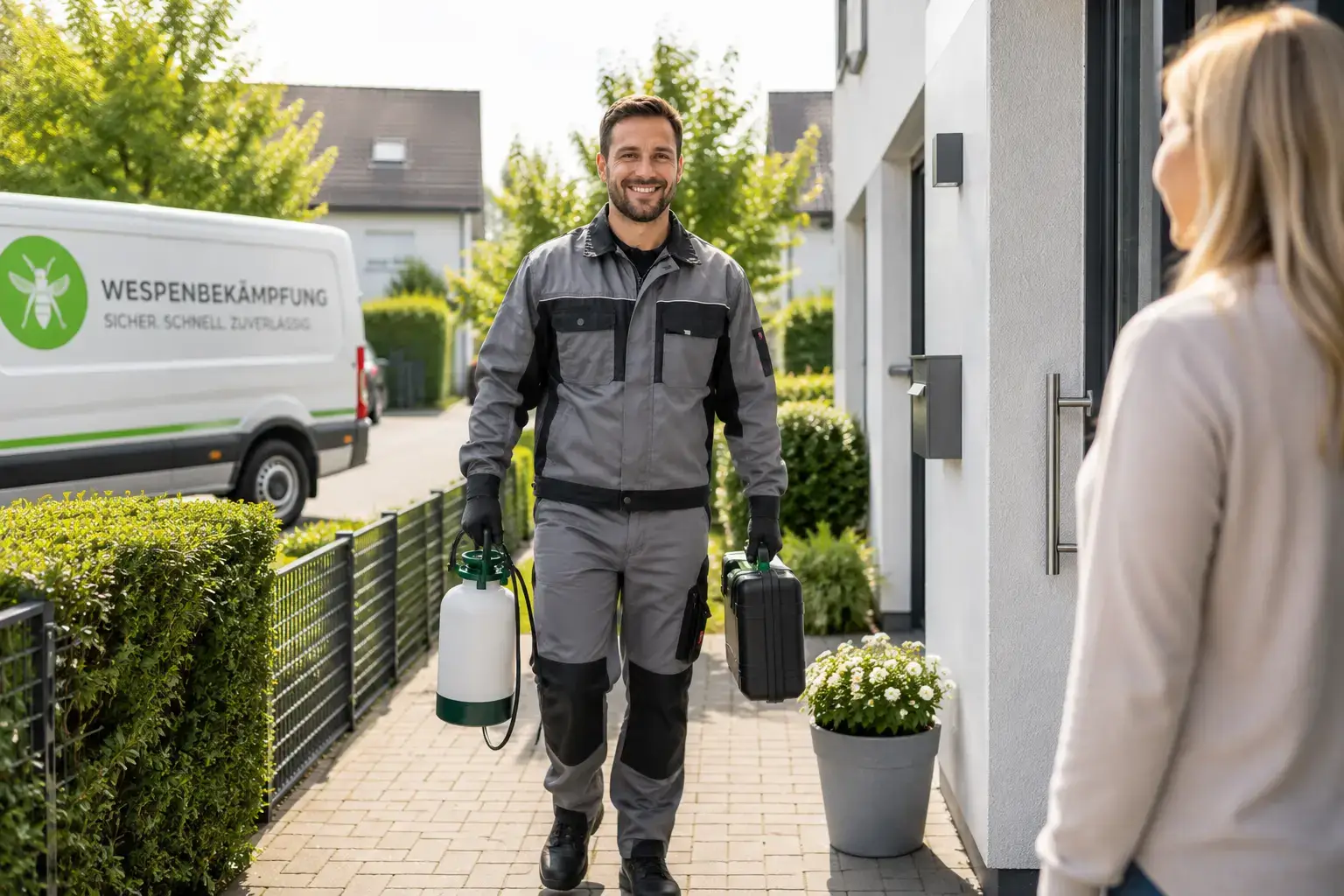 Wespenbekämpfung, schnell vor ort